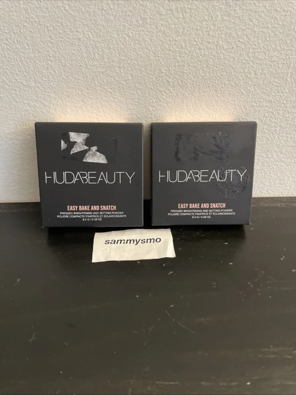 Huda Beauty easy bake and snatch Pressed Setting Powder Cherry Blossom Cake x2